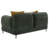 Coaster Fine Furniture 509132 Jade - Chenille Upholstered Modern Track Arm Loveseat - Green