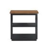 New Classic T3772-3P Decker - 3 Piece Occasional Set (1 Coffee & 2 End Tables) - Brown / Black