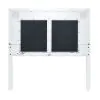 Liberty Furniture 781-BR17HU Liberty Furniture 781-BR17HU Reflections - Full Upholstered Panel Headboard With Lights - Pearl White