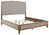 Ashley Furniture B895B7 Ashley Furniture B895B7 Sharlance - California King Upholstered Panel Bed - Light Brown