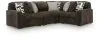 Ashley Furniture 98104S25 Ashley Furniture 98104S25 Midnight-Madness - 4-Piece Sectional - Chocolate