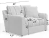 Jackson Furniture Industries 228801-1703/16-1682/16 Jackson Furniture Industries 228801-1703/16-1682/16 Lindsey - Chair & 1/2 - Cotton