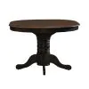 Liberty Furniture 186B-CD-PED Carolina Crossing - Pedestal Table - Black / Antique Honey
