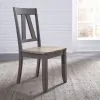 Liberty Furniture 62-C2500S Lindsey Farm - Splat Back Side Chair - Gray & Sandstone