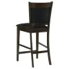 CoasterEveryday 100959 Jaden - Upholstered Counter Chair (Set of 2) - Black And Espresso