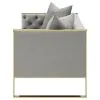CoasterElevations 509112 Eastbrook - Velvet Upholstered Tufted Loveseat - Gray