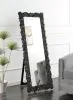CoasterEveryday 961422 Mckay - Acrylic Frame Standing Mirror - Smokey Gray