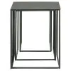 Coaster Fine Furniture 930250 Imez - 3 Piece Rectangular Metal Nesting Table Set - Gray