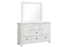 New Classic 00-B2118-DM Jamestown - Dresser & Mirror - White