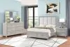 New Classic 00-2442-34N New Classic 00-2442-34N Fiona - 5/0 Queen 4 Piece Bedroom Set (Bed & Dresser & Mirror & Nightstand) - Gray