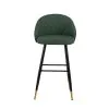 New Classic SAF199-BS-FGR New Classic SAF199-BS-FGR Oliver - Vegan Leather Bar Chair (Set of 2) - Green