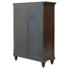 Coaster Fine Furniture 223637 Andover - 6-Drawer Tempered Glass Door Chest - Dark Oak