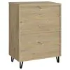 Coaster Fine Furniture 950424 Brixton - 2-Door Entryway Shoe Storage Cabinets White Oak