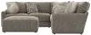 Jackson Furniture Industries 3145/63/59/73/28-28 Jackson Furniture Industries 3145/63/59/73/28-28 Turner - 3 Piece Sectional With Cocktail Ottoman - Mushroom