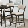 New Classic D1078-22 Rex - Open Back Counter Chair (Set of 2) - Brown