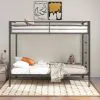 Coaster Fine Furniture 460361BLK Alevera - Metal Twin Over Twin Bunk Bed With Ladder - Black
