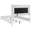 Coaster Fine Furniture 215791QB1 Cassia - Queen Headboard, Box 1 of 3 - White High Gloss