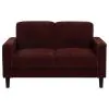 Coaster Fine Furniture 511211-S2 Ruth - 2 Piece Fabric Upholstered Track Arm Sofa - Rust Red