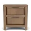Riverside Furniture 42569 Jaxon - 2-Drawer Nightstand - Casual Mink