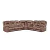 New Classic 20-2505B-3NPW Morello - 3 Piece Manual Sofa/Loveseat/Wedge - Brown