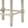 ACME 77182 Tasnim - Counter Height Stool (Set of 2) - Tan Fabric & Antique White