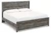 Ashley Furniture B1290/31/36/44/72/99/92(2) Ashley Furniture B1290/31/36/44/72/99/92(2) Bronyan - King Panel Bed - 7 Pc. - Dresser, Mirror, Chest, King Bed, 2 Nightstands - Dark Gray