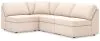 Ashley Furniture 92103S71 Ashley Furniture 92103S71 Modmax - 4-Piece Sectional With 3 Armless Chairs - Oyster