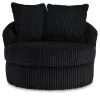 Ashley Furniture A3000725 Ashley Furniture A3000725 Gramwell - Swivel Chair - Onyx