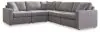 Ashley Furniture 92104S6 Ashley Furniture 92104S6 Modmax - 5-Piece Sectional - Granite