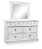 Ashley Furniture PCB823B1 Ashley Furniture PCB823B1 Rowlenstown - Dresser And Mirror - Antique White