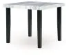 Ashley Furniture PCD571-13 Mervannie - Square Dining Room Counter Table - Gray / Black