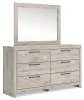 Ashley Furniture PCB1120B1 Ashley Furniture PCB1120B1 Broachmyn - Dresser And Mirror - Gray