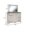 Samuel Lawrence Furniture S466-BR-K6 Riverwood - Bureau Dresser and Mirror
