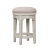 Liberty Furniture 652-OT9003 Farmhouse Reimagined - Console Swivel Stool - Antique White / Chestnut Tops