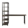 Liberty Furniture 686-HO-DSK Tanners Creek - 2 Piece Home Office Set (Desk And Bookcase) - Graystone