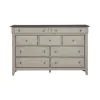 Liberty Furniture 457-BR31 Ivy Hollow - 9 Drawer Dresser - Weathered Linen / Dusty Taupe