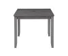 New Classic D1701-548-GRY Gia - 5 Piece Rectangle Dining Set (Table & 4 Chairs) - Gray