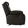New Classic U7005-25-BRN Nikko - Console Loveseat With Dual Recliners - Two Tone Brown