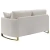 CoasterElevations 508822 Corliss - Upholstered Arched Arm Loveseat - Beige