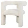 Coaster Fine Furniture 902881 Petra - Boucle Upholstered Accent Side Chair - White