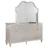 CoasterElevations 223393M Evangeline - 9-Drawer Dresser With Mirror - Silver Oak
