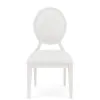 Riverside Furniture 82558 Hepburn - Oval Back Upholstered Side Chair (Set of 2) - White