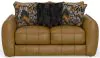 Jackson Furniture Industries 240602-1273/16-3073/16 Corvara - Top Grain Italian Leather Match Loveseat - Caramel