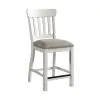 Intercon DK-BS-460C-RFO-K24 Drake - Slat Stool - Rustic White / French Oak