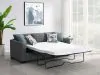 CoasterEveryday 504779 Storey - Upholstered Sleeper Sectional Chaise Sofa - Gray
