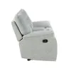 New Classic U2542-25-MST Chablis - Reclining Console Loveseat - Mist Gray