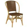 Coaster Fine Furniture 109122 Lexley - Woven Rattan Dining Side Chair (Set of 2) - Brown