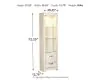 Ashley Furniture W331-24 Bellaby - Pier - 2 Drawers - Whitewash