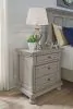 Ashley Furniture B733-92 Lettner - Two Drawer Night Stand - Light Gray