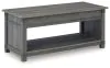 Ashley Furniture T175-9 Freedan - Rect Lift Top Cocktail Table - Grayish Brown